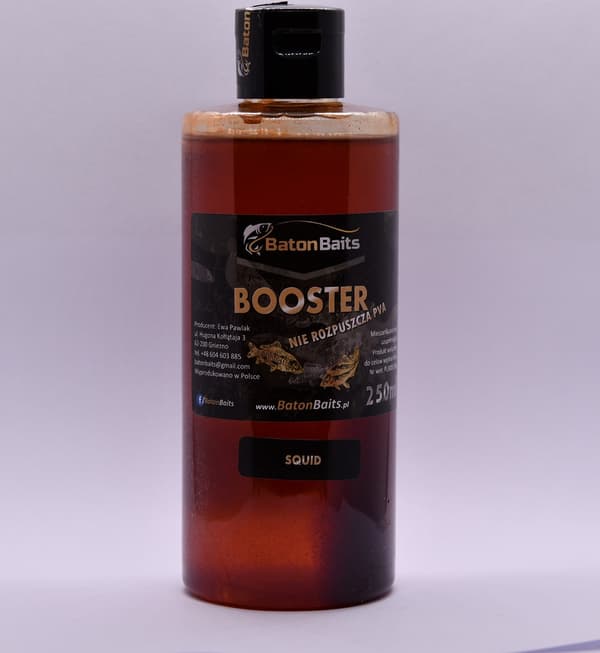 Baits Booster Bar 250ml Mustekala