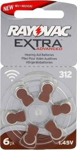 Rayovac Extra Advanced PR41 -paristo, 6 kpl