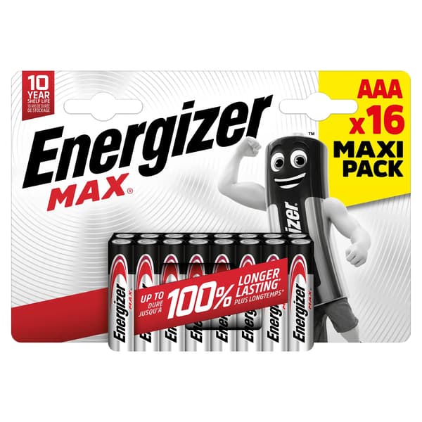 PARISTOT ENERGIZER MAX AAA LR03 /16 eco