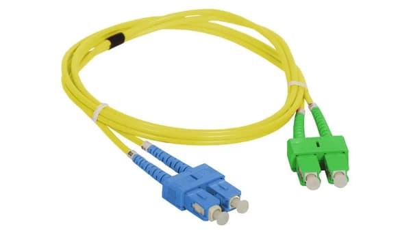 Alantec FO Patchkabel SC/APC-SC duplex SM 9/125 2.0m (FOC-SCASC-9SMD-2)