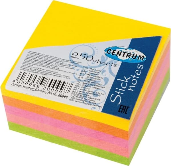 Sticky Notes 51x51mm 250K. 80099