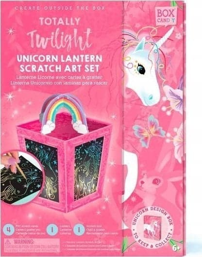 Luova raaputuskorttisetti Lyhty Unirosec