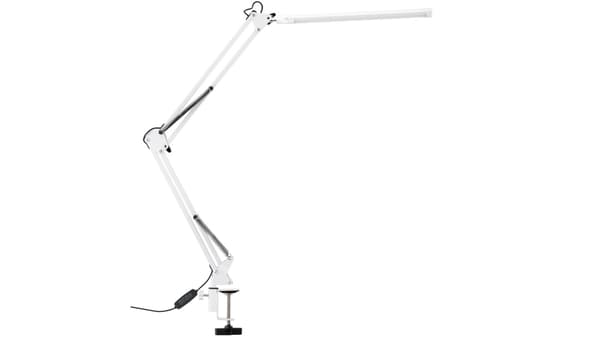 Bordslampa LED 12W CCT USB Dimbar COSMI Vit med Lumiled-hållare