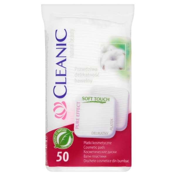 Cleanic Cosmetic Plates Pure Effect Square 1p.-50 kpl