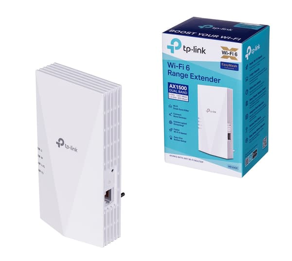 TP-Link RE500X V1 - Wi-Fi rækkeviddeforlænger - Wi-Fi 6