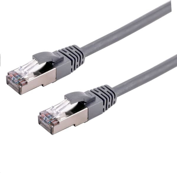 C-Tech C-TECH Patchkabel Cat6a, S/FTP, Grå, 3m