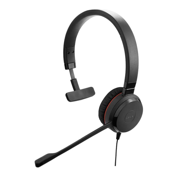 Jabra Evolve 30 II MS Mono Evolve 30 II MS Mono, Headset, Hovedbånd, Kontor/Callcenter, Sort, Monaural, 0,95 m