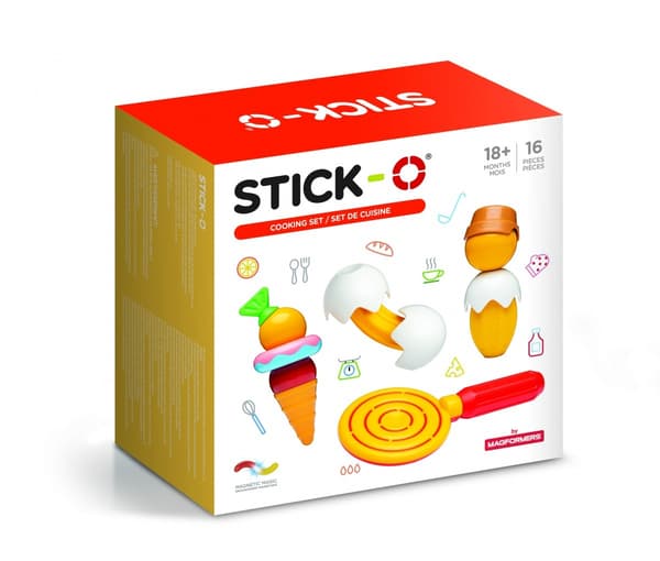 Magformers Magnetic Blocks Stick-O Cooking Set 16 dele (005-902001)