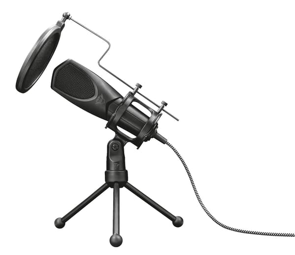 TRUST GXT 232 Mantis Streaming Musta Mikrofoni