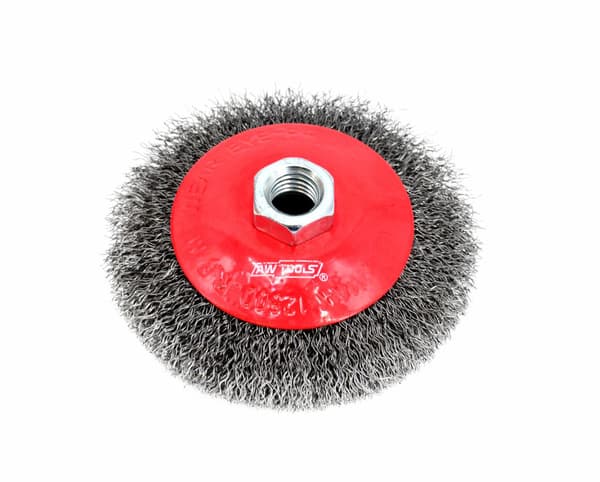 AWTOOLS KONISK BØRSTE 115mm M14