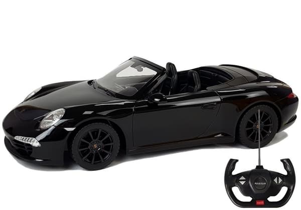 Bil R/C Porsche 911 Carrera S Rastar 1:12 Sort
