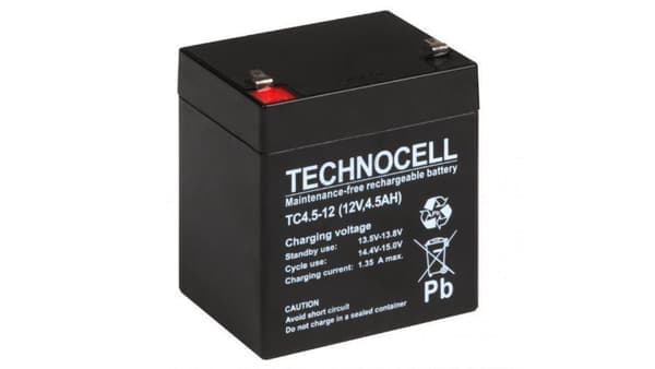 AGM-AKKU TECHNOCELL TC-sarja 12V 4.5Ah