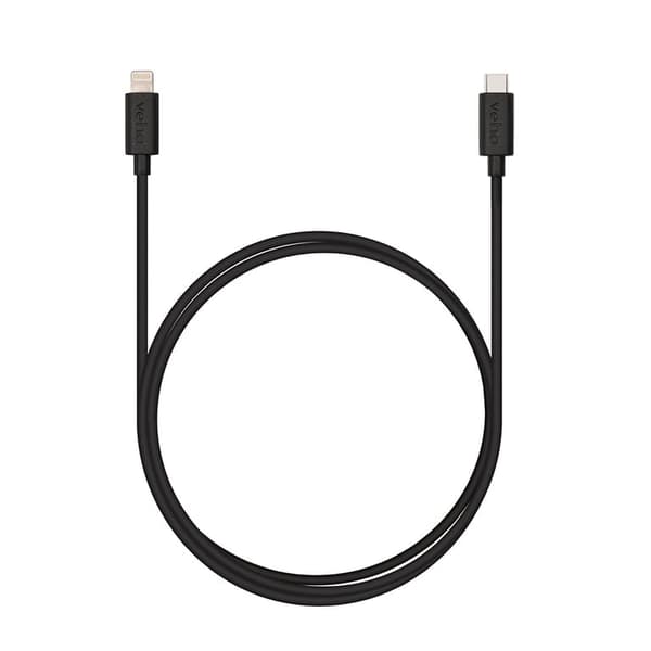 Veho VCL-005-MFI-C-1M Lightning kabel Sort