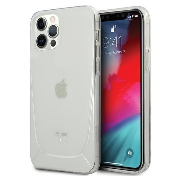 Mercedes Transparent Line Cover til iPhone 12 / iPhone 12 Pro - Gennemsigtig