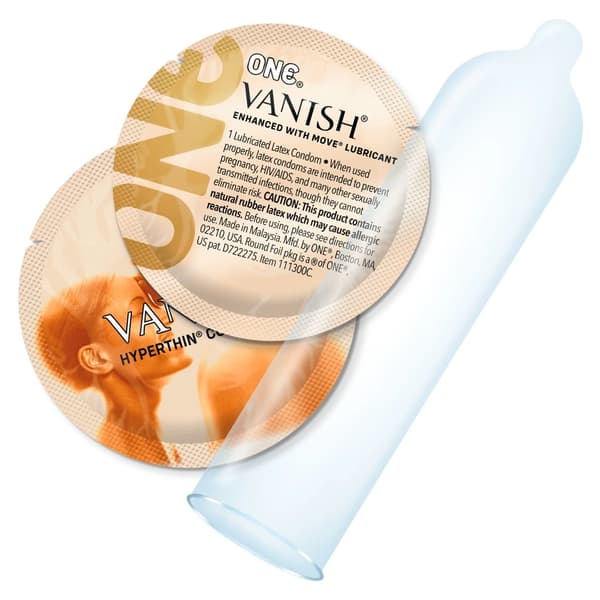 ONE Vanish Hyperthin 12 st - Ultratunna Transparenta Skydd