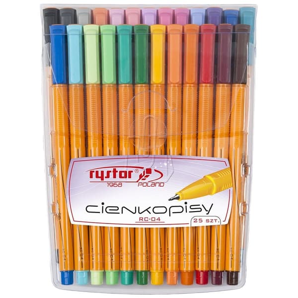 Rystor Fineliner RC-04 25 STK i etui