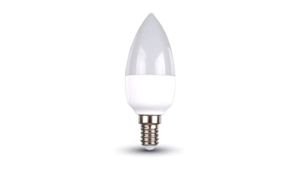 LED pære VT-1855 5.5W E14 C37 6400K 470lm 42411