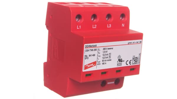 BAKE STOP AC, TYPE 1+2, DEHN DSH TNS 255, 3 FASE