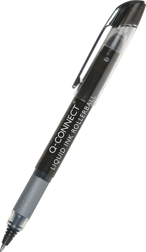 Q-Connect Kuglepen tynd Q-CONNECT 0,5 mm (streg), sort