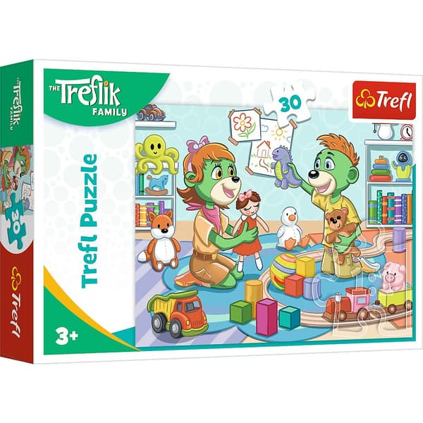 Palapeli 30 Iloinen Treflik-perhe TREFL