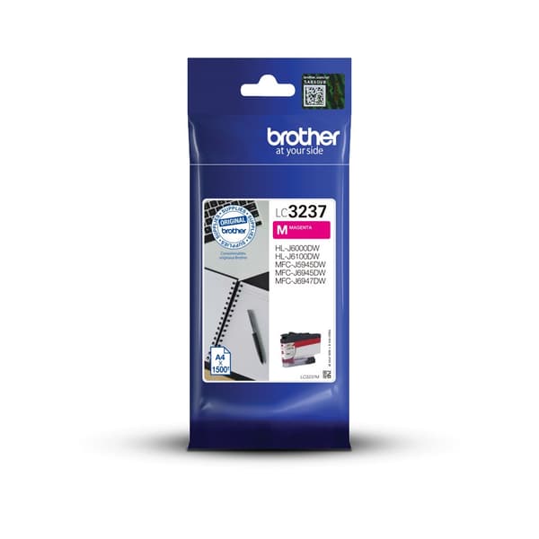 Brother blækpatron LC3237M - Magenta