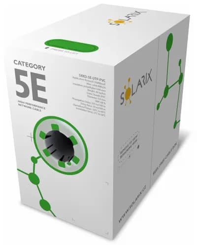 SOLARIX SXKD-5E-FTP-PVC Solarix Installationskabel Cat5e FTP PVC 305m/boks