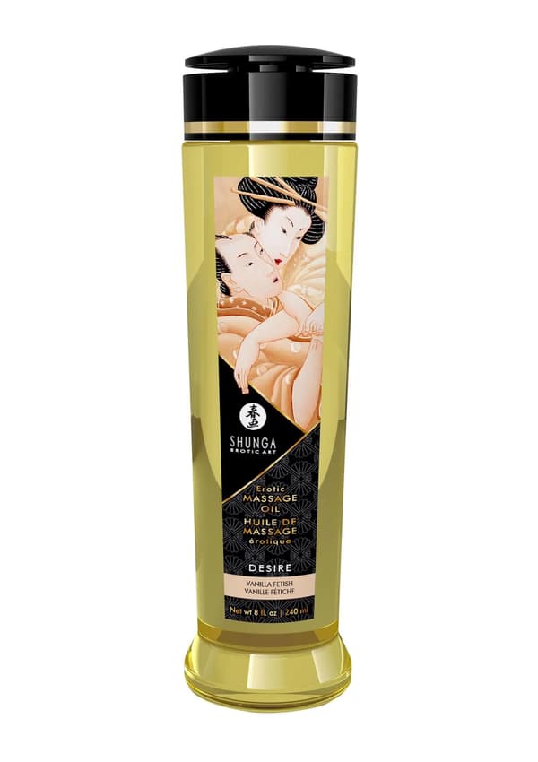Erotisk Massageolie Shunga Desire Vanilje (240 ml)