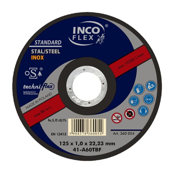 SHIELD FLEX 41 125x1,0x22.2 A 60 T STANDARD INCO-VERITAS