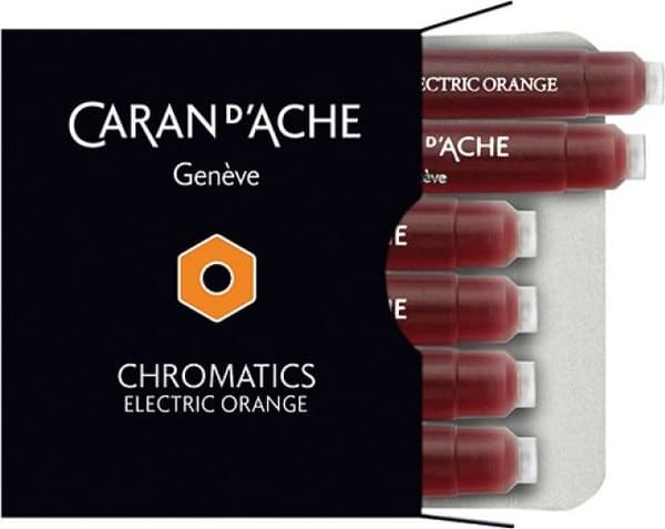 Caran d'Arche patroner Chromatics orange 6 stycken