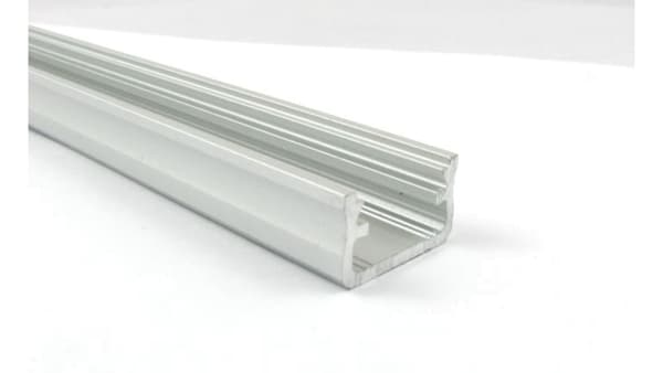Aluminiumsprofil LED A overflademonteret anode. 1m lige