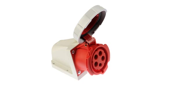 Teräspistorasia GS325 IP67 32A 3P+Z+N 400V