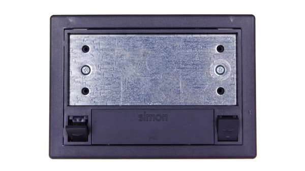 Simon Connect SF Gulvboks Enkelt 2xK45 Grafit Grafit SF110/14