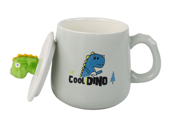 Keraaminen dinosaurusmuki sininen kansi Lysen 350ml Lean (16705)