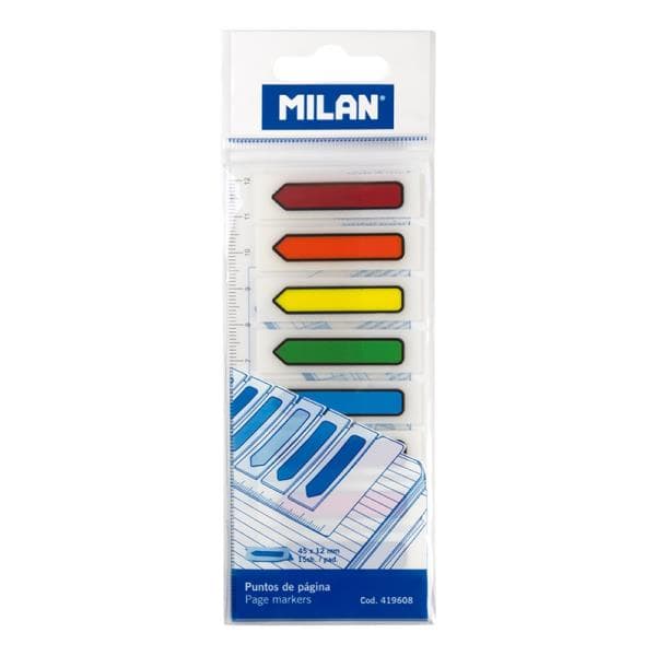 Transparenta indexpilar 45x12mm 419608 MILAN