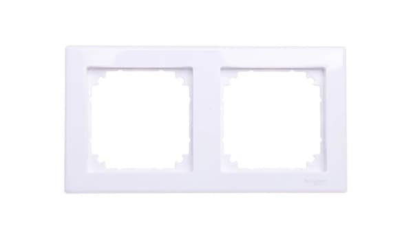 Schneider Electric Dobbeltramme Merten System M hvid (MTN478225)
