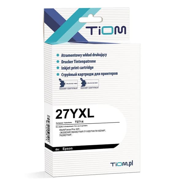 Tiom blækpatron Tiom til Epson T2714 | WorkForce Pro WF-3620DWF | gul