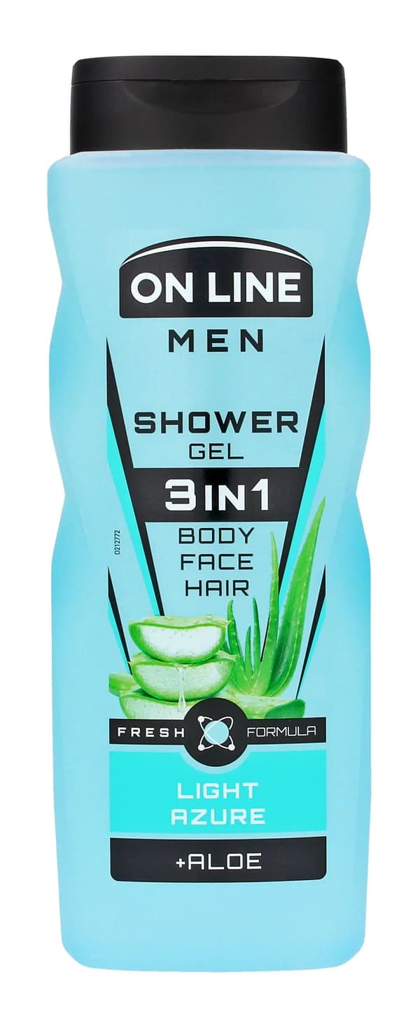 On Line Men Shower Gel 3i1 Light Azure til mænd 410ml