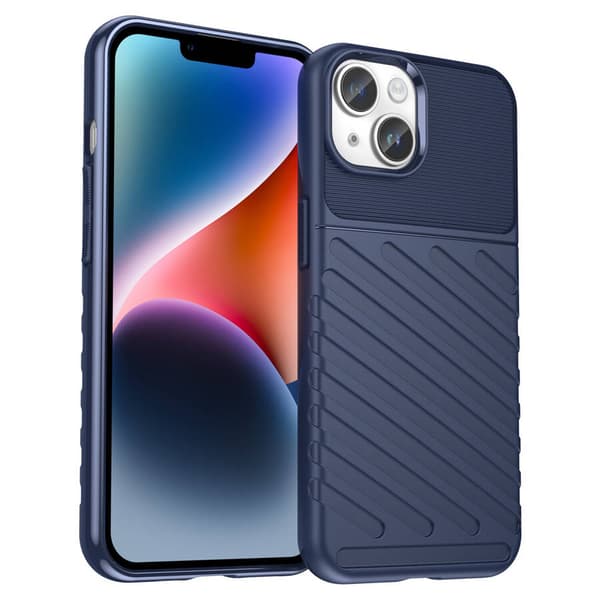 Thunder Case iPhone 14 Plus blå pansret etui