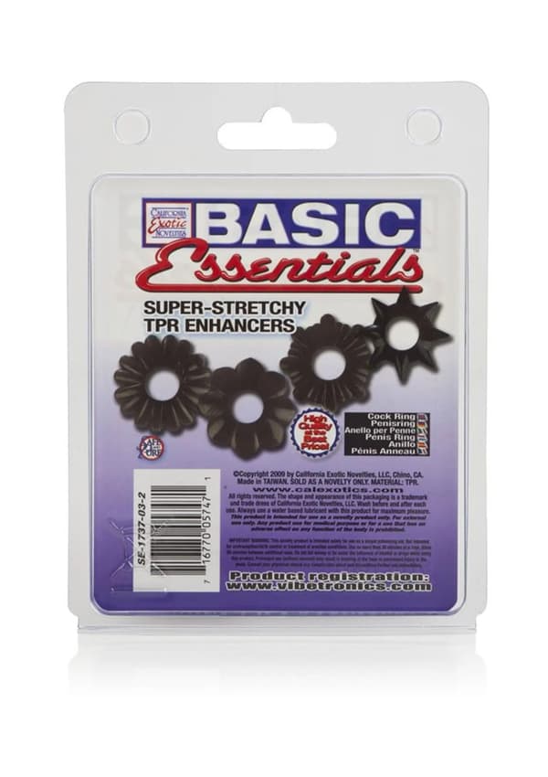 Pierscien-Basic Essentials 4-pak