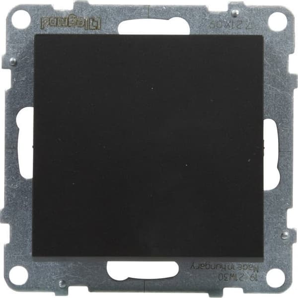 SUNO Enkeltknap Sort 6A 250V Automatiske Terminaler 721409
