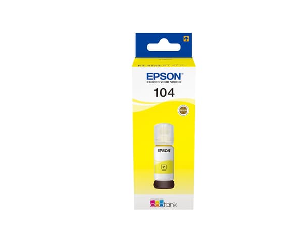 Epson blækflaske EcoTank 104 - Gul