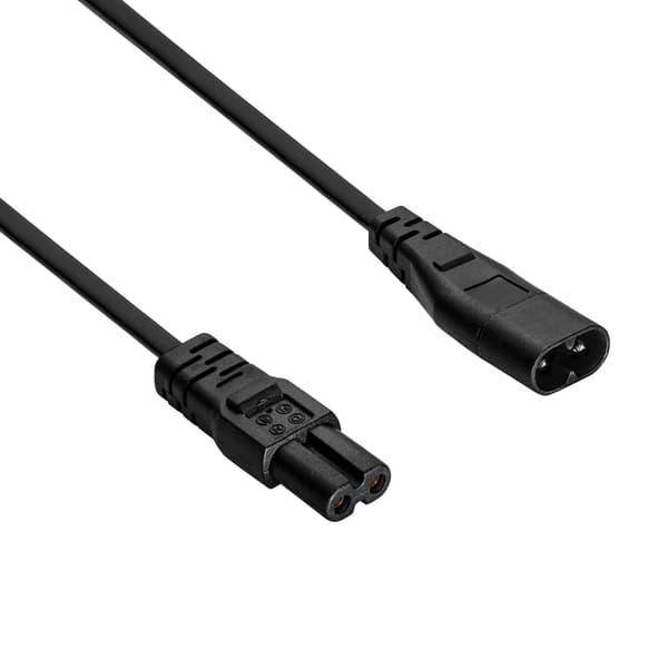 AKYGA Strømkabel AK-RD-08A Forlængerkabel Otte CCA IEC C7/IEC C8 1.5m