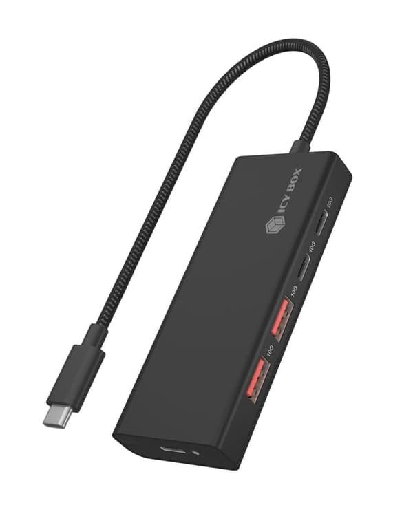 ICY BOX IB-HUB1436-CPD 4-portars USB 3.2 Gen 2-hubb
