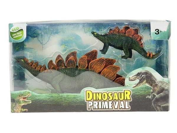 2 dinosaurusfiguurin setti 32x18cm