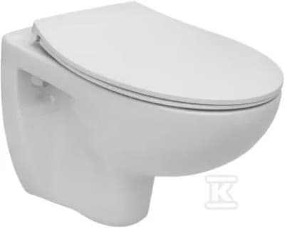 WC-ISTUIN MAD. SEINÄKIINNITTEINEN REUNATON 495 MM
