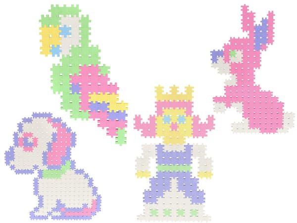 VÅFFEL-klossar Meli Minis Pastell 400 bitar 50305