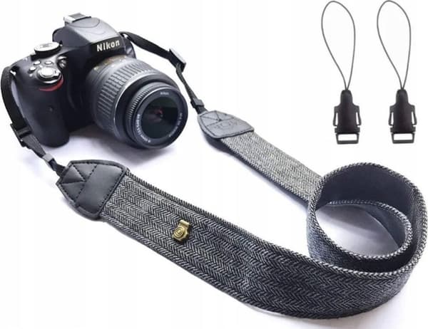 Halsrem til DSLR-kamera DSLR spejlløst kamera/grå