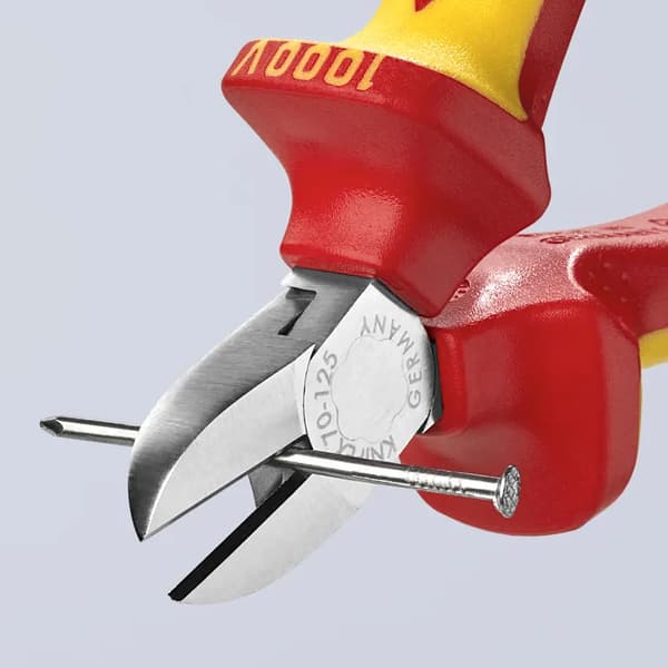 KNIPEX sivuleikkurit kromattu 125 mm