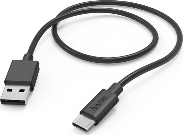 USB-kabel Hama USB-A - USB-C 1 m Sort (002015940000)