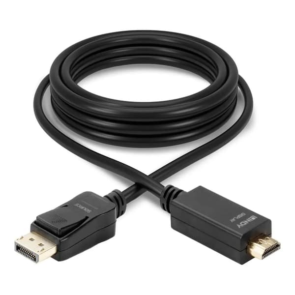 HDMI - DVI adapteri LINDY 36920 Musta